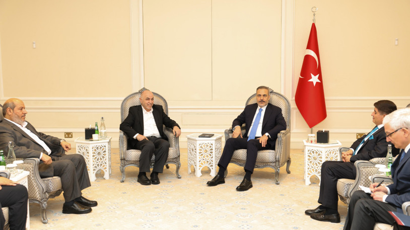 Bakan Fidan, Hamas Şura Meclisi Başkanı Derviş ve Siyasi Büro üyeleriyle bir araya geldi