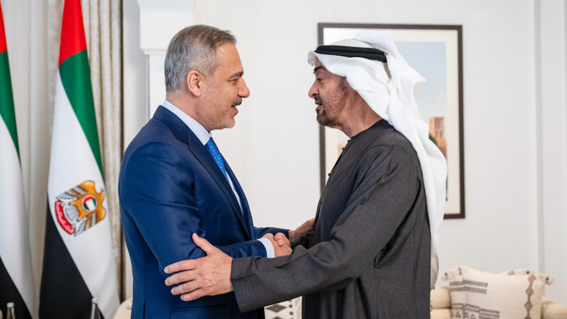Bakan Fidan, BAE Devlet Başkanı Al Nahyan tarafından kabul edildi