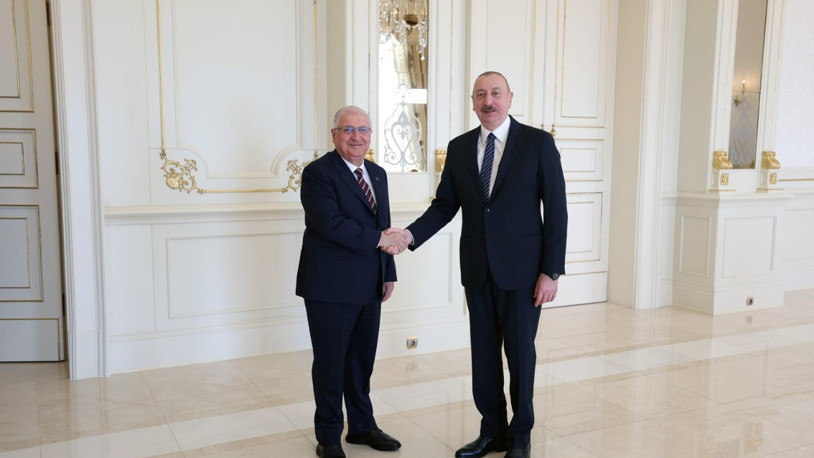 Azerbaycan Cumhurbaşkanı Aliyev, Milli Savunma Bakanı Güler'i kabul etti