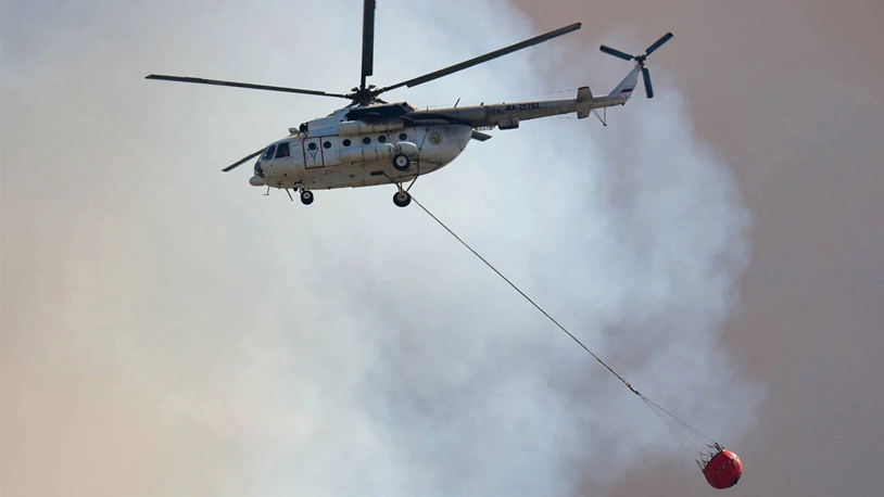 Bodrum'da yerleşim yeri yakınlarında yangın