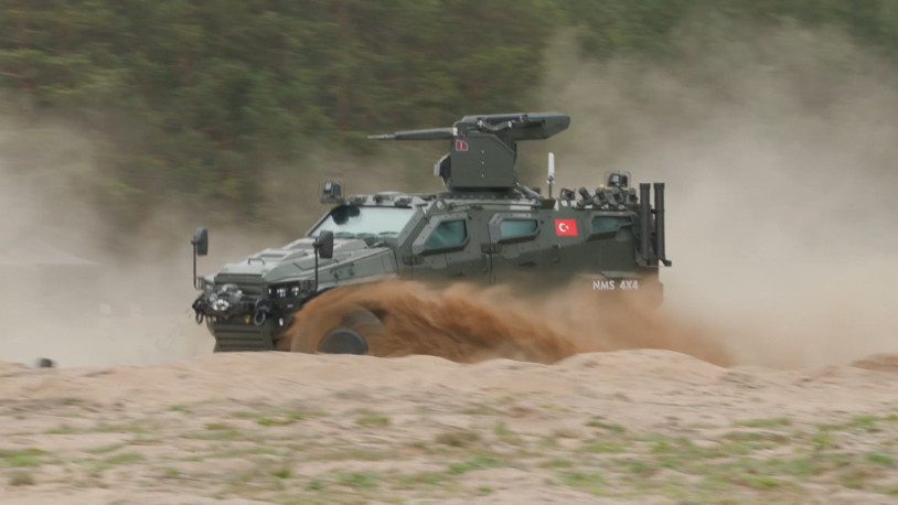 Türk zırhlı aracı, artan gücünü sahada gösterdi