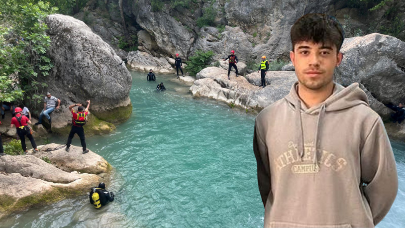 Kanyonda ayağı kayıp suya düşen üniversiteli Muhammet boğuldu