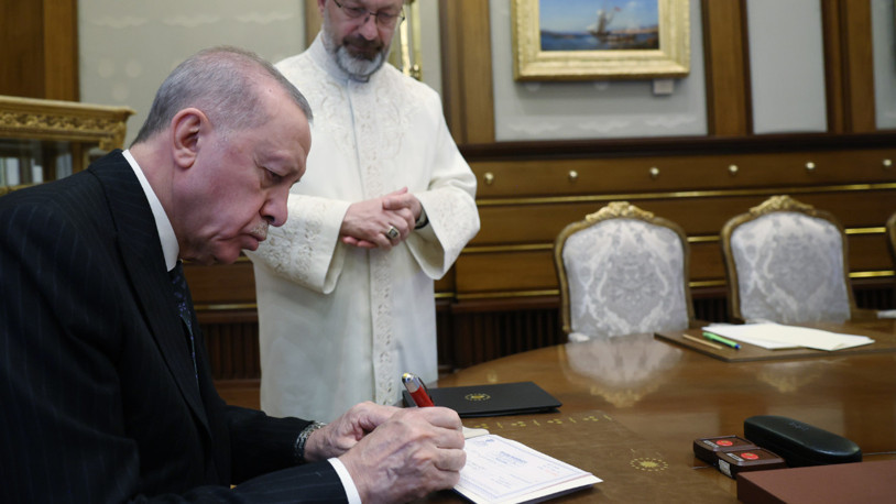 Cumhurbaşkanı Erdoğan, TDV'ye kurban bağışında bulundu