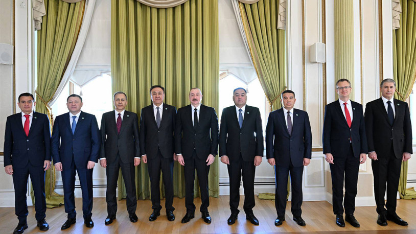 Azerbaycan Cumhurbaşkanı Aliyev, Türk devletlerinin içişleri bakanlarını kabul etti