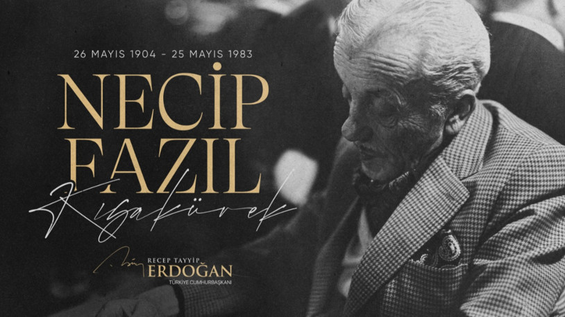 Cumhurbaşkanı Erdoğan'dan Necip Fazıl Kısakürek paylaşımı