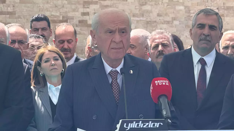 Bahçeli: Her şeyin bir vakti vardır