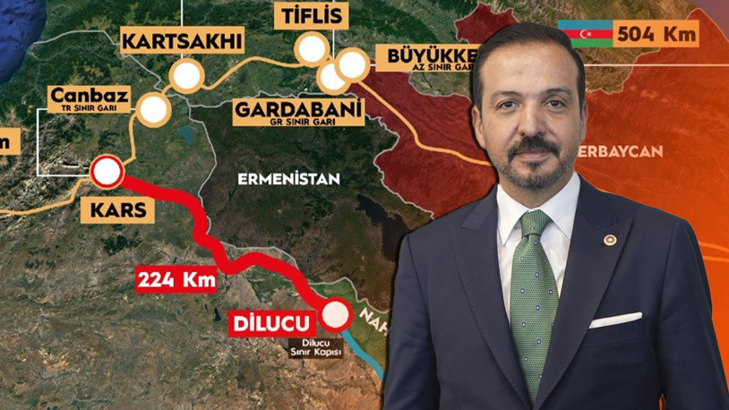 AK Parti Genel Başkan Yardımcısı Kürşad Zorlu'dan Kars-Iğdır-Aralık-Dilucu Demir Yolu Hattı paylaşımı