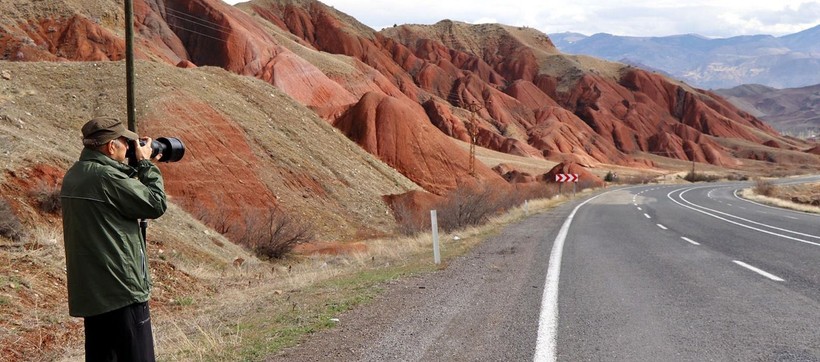 Erzurum'daki 'gökkuşağı tepeleri' hayranlık uyandırıyor - Resim: 5