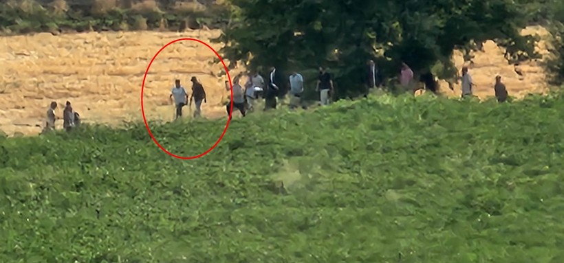 Narin'in cesedinin bulunduğu noktada keşif... İtirafçı jandarma eşliğinde dere kenarına götürüldü - Resim : 1