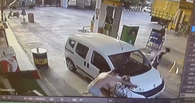 Muğla'da akaryakıt istasyonunda kadına şiddete 3 gözaltı; şüpheliler adliyede - Resim : 1