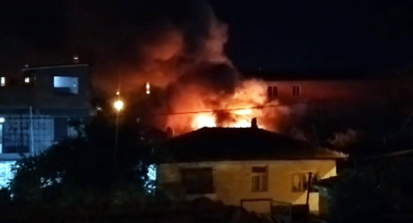 Edirne'de yangın; 3 evde hasar oluştu - Resim : 1