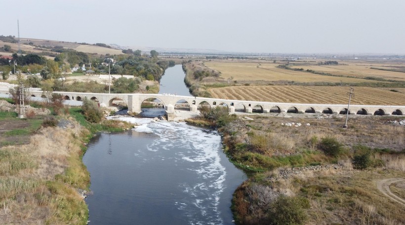 Ergene Nehri'nin suyu 3'üncü derece kirli çıktı - Resim : 1