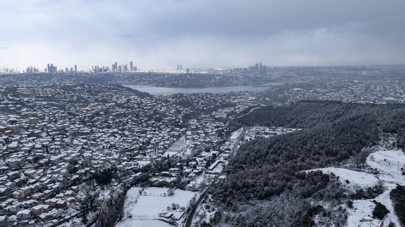 İşte İstanbul'dan büyüleyen kar manzaraları - Resim: 23