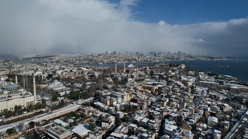 İşte İstanbul'dan büyüleyen kar manzaraları - Resim: 12
