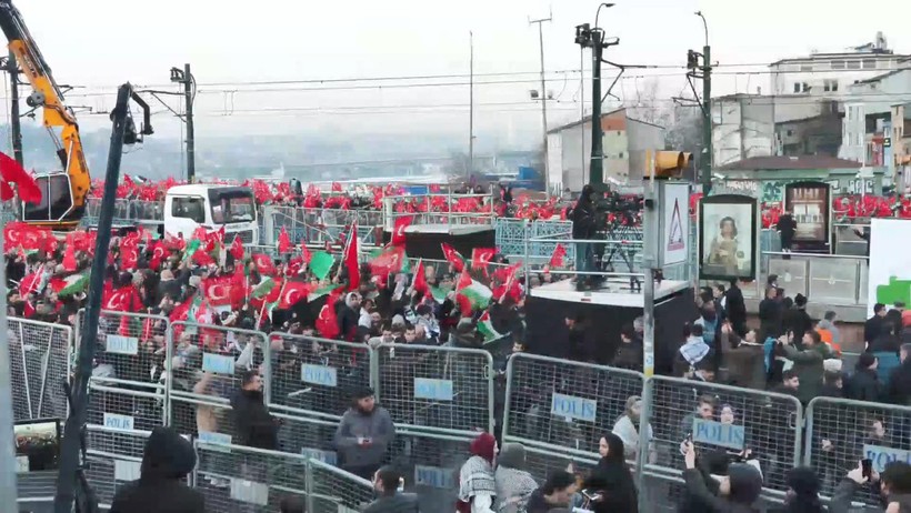 Bilal Erdoğan: Filistinli kardeşlerimizi İstanbul'dan selamlıyoruz - Resim : 1