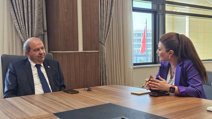 KKTC Cumhurbaşkanı Ersin Tatar KRT'ye konuştu: Federasyon devri kapandı, tek yol iki devletli çözüm - Resim : 1