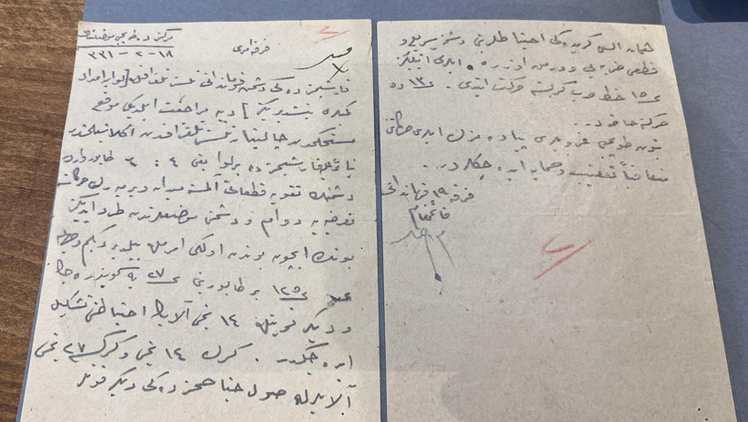 Çanakkale Savaşları'nda düşmanın telgraf yazışmaları ele geçirilmiş - Resim : 1
