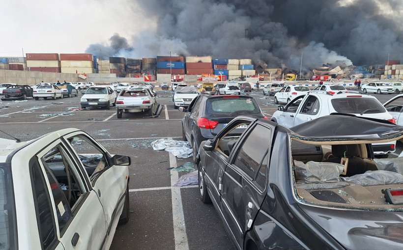 İran'ın Bender Abbas Limanı'ndaki patlamada can kaybı 28'e yükseldi: Patlamanın 'savunma sanayisi ile ilgisi yok' açıklaması - Resim : 6
