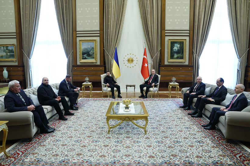 Cumhurbaşkanı Erdoğan, Beştepe'de Ukrayna lideri Zelenskiy ile görüştü... Kritik toplantı 2 saat 45 dakika sürdü - Resim : 1