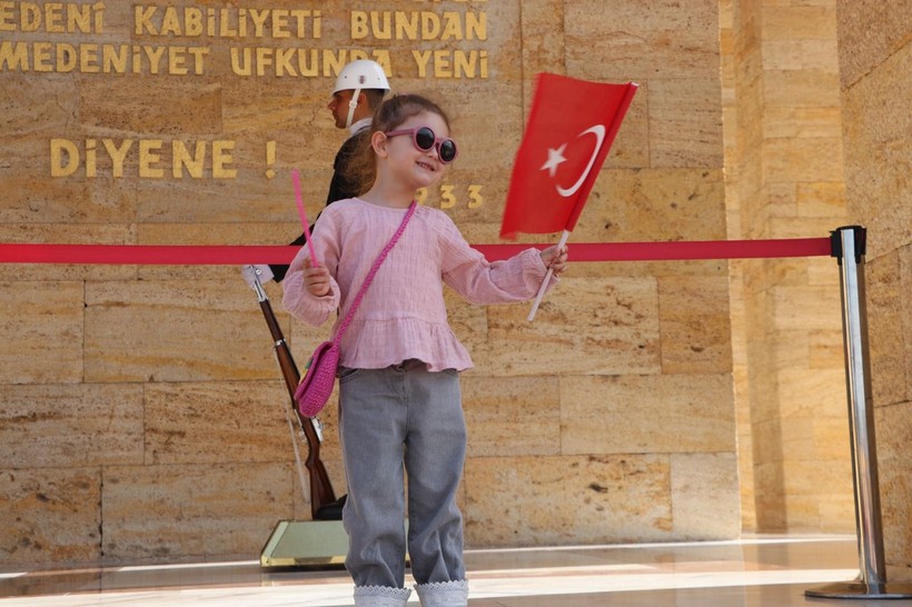 Anıtkabir'de '23 Nisan' coşkusu - Resim: 4
