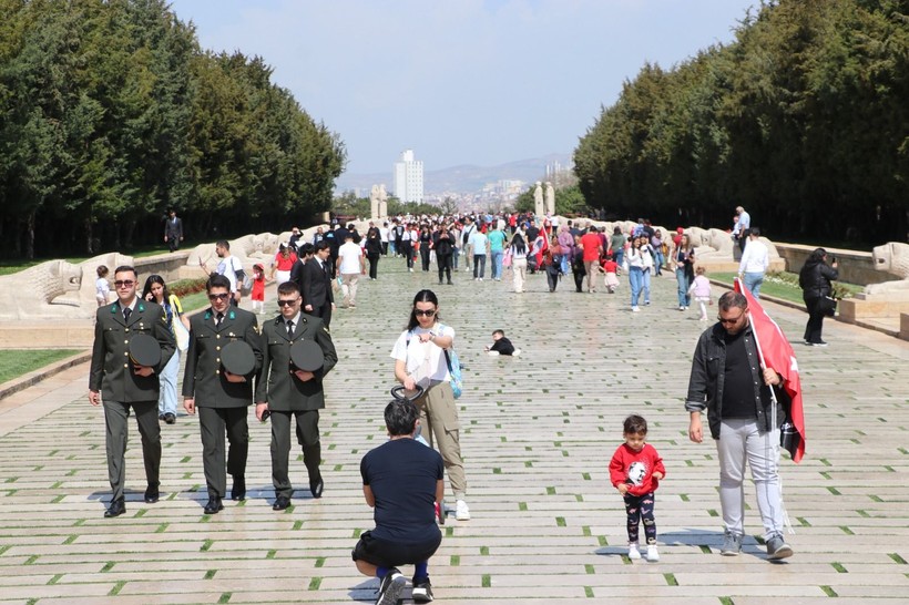 Anıtkabir'de '23 Nisan' coşkusu - Resim: 1