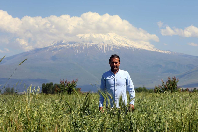 Hayvanlarına yem üretimi için kiraladığı araziden 1500 kamyon taş çıkardı, araziyi 7 yılda tarıma kazandırdı - Resim: 12