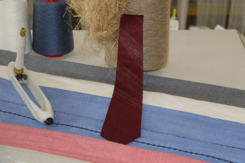 Olgunlaşma Enstitüsü, kenevirden kravat yaptı - Resim : 2