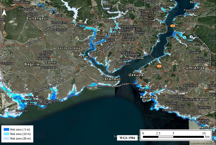İstanbul ve Marmara kıyılarındaki tsunami risk alanları belirlendi - Resim: 2