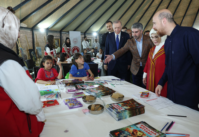 Cumhurbaşkanı Erdoğan'dan 7. Etnospor Kültür Festivali'ne ziyaret - Resim : 2