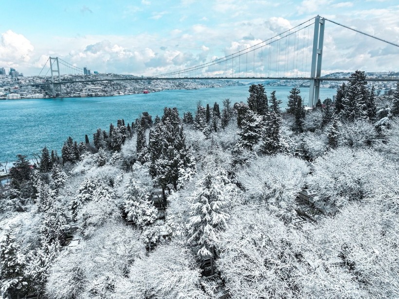 İşte İstanbul'dan büyüleyen kar manzaraları - Resim: 3