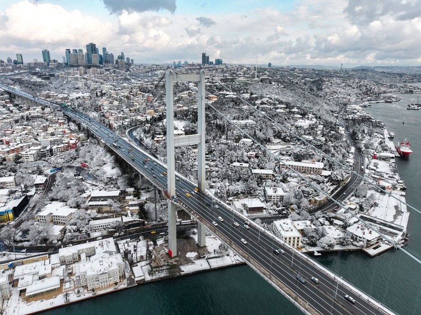 İşte İstanbul'dan büyüleyen kar manzaraları - Resim: 10