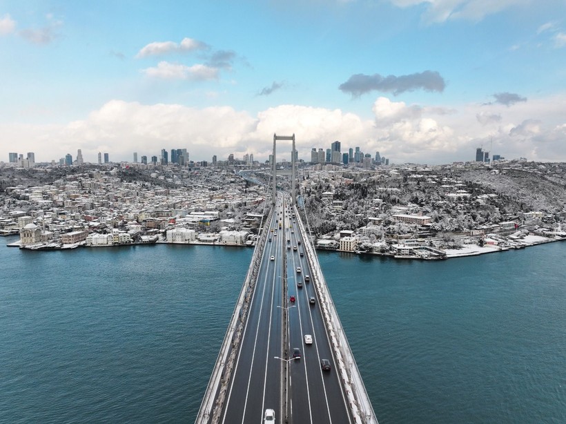 İşte İstanbul'dan büyüleyen kar manzaraları - Resim: 8