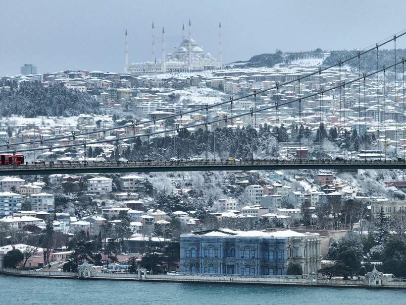 İşte İstanbul'dan büyüleyen kar manzaraları - Resim: 9