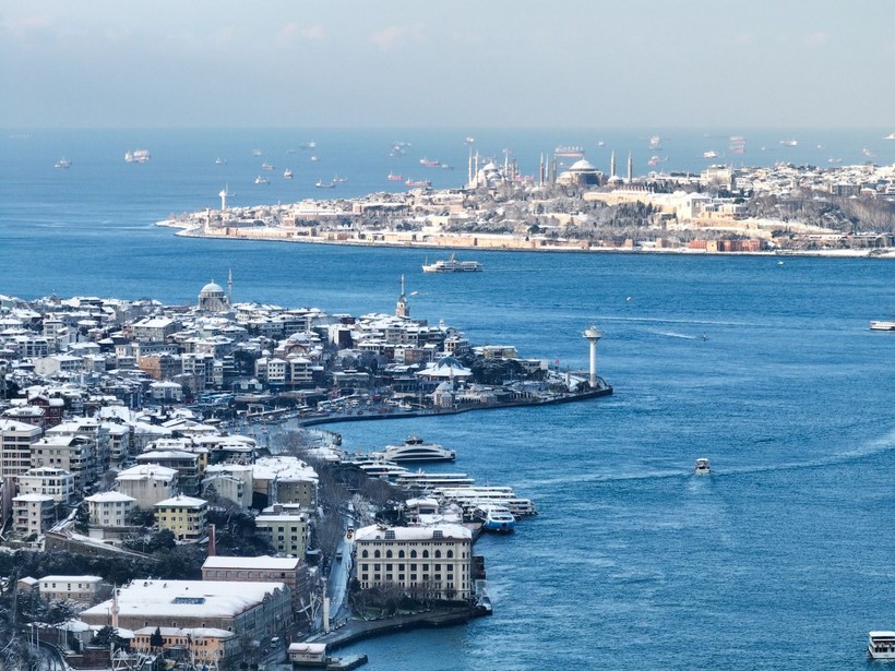İşte İstanbul'dan büyüleyen kar manzaraları - Resim: 5