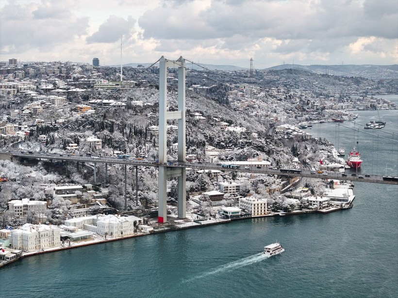 İşte İstanbul'dan büyüleyen kar manzaraları - Resim: 2