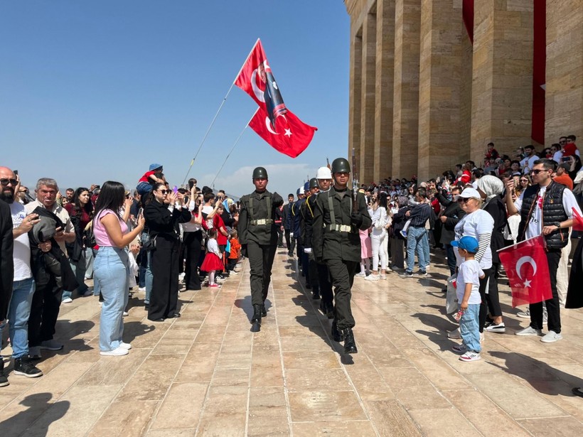 Anıtkabir'de '23 Nisan' coşkusu - Resim: 3